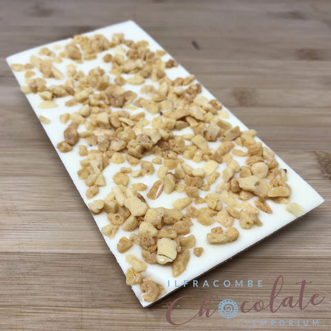 Deluxe White Chocolate Bar with Honeycomb (Cinder Toffee)