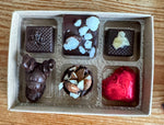 Christmas Chocolate Box with 6 Handmade Chocolates