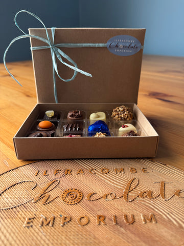 Chocolate Box with 12 delicious mixed Chocolates - Medium Size