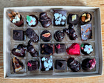 Christmas Chocolate Box with 24 Handmade Chocolates - Large Size