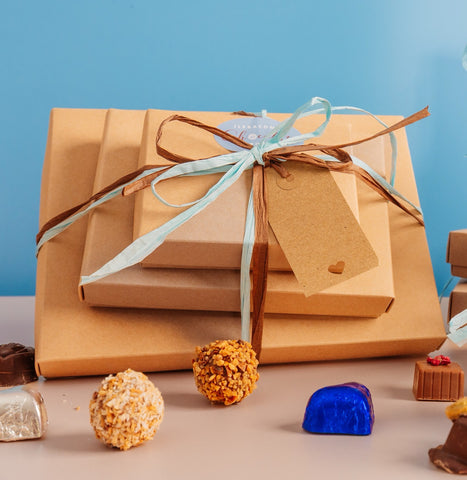 Extra Large Triple Christmas Chocolate Box Stack with 42 delicious mixed Chocolates