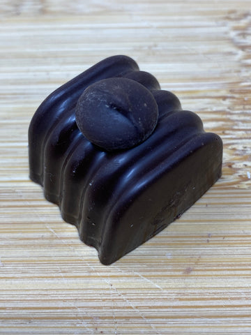 Handmade Dark Vegan Caramel individual chocolate