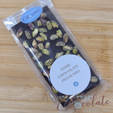 Deluxe Dark Chocolate Bar with Pistachios