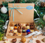 Christmas Chocolate Box with 24 Handmade Chocolates - Large Size