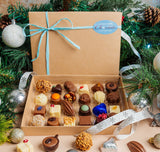 Christmas Chocolate Box with 24 Handmade Chocolates - Large Size