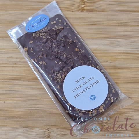 Deluxe Milk Chocolate with Honeycomb (Cinder Toffee) Bar