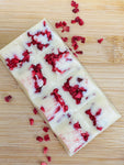 Deluxe White Chocolate Bar with Raspberry crumble