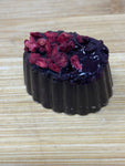 Handmade Dark chocolate with Forest Fruit fondant