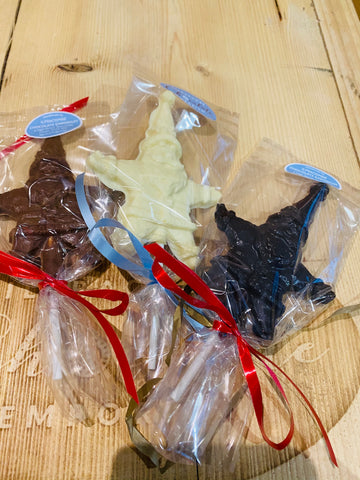 Christmas Chocolate Santa Stars