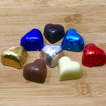 Handmade Dark chocolate solid heart