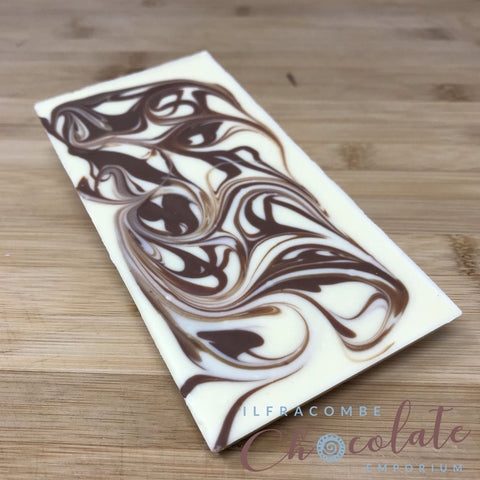 Deluxe White & Milk swirl Chocolate Bar